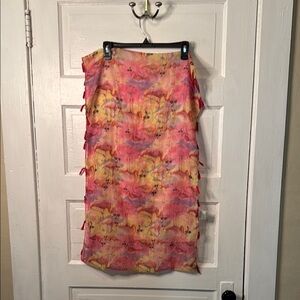 Flamingo Multicolor Women's infinity Scarf